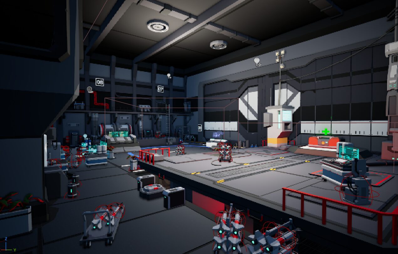 P.R.O.S. HQ map, hangar bay